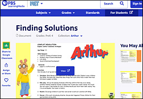 SSI Bullying Website Image PBS Conflict Resolution