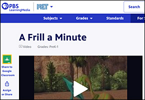 SSI Bullying Website Image PBS Frill a Minute