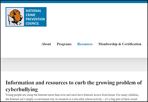 SSI Cyber Bullying Website Image NCPC