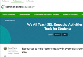 SSI Empathy Website Image Common Sense Media SEL