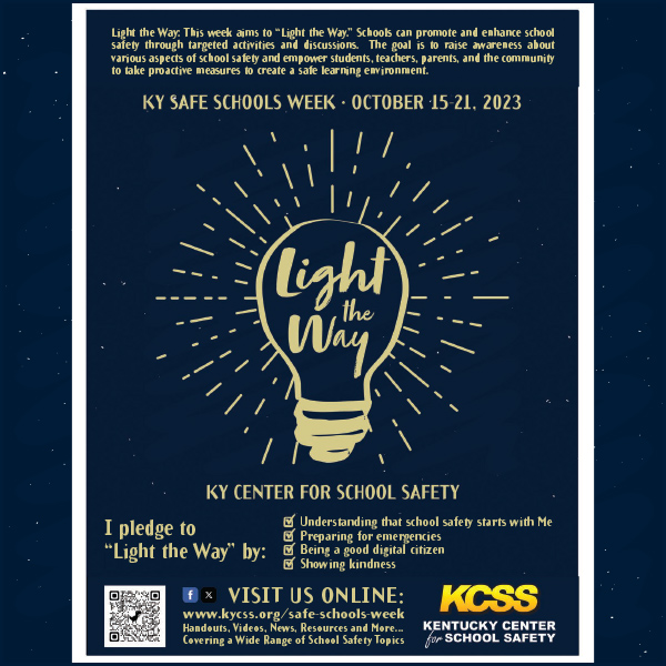 KY Safe Schools Week 2023 Poster