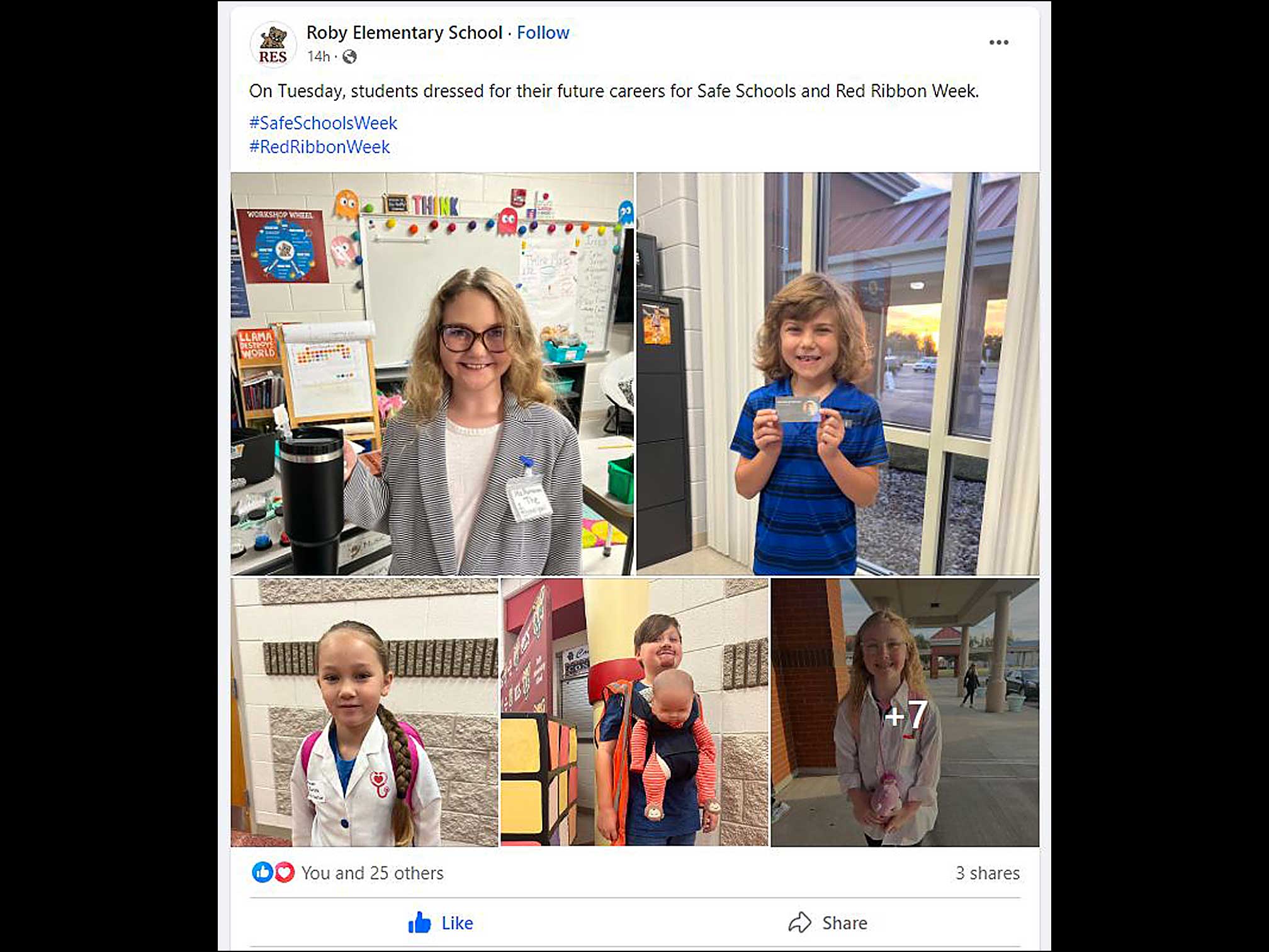 SSW 2023 Photo Highlights Image Roby Elementary School Bullitt County School District Social Media