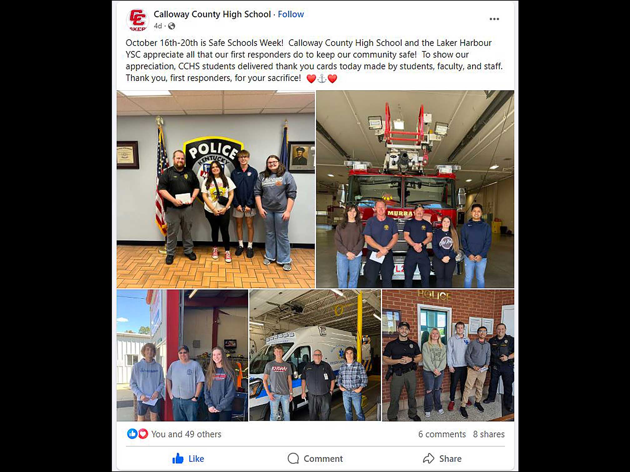 SSW 2023 Photo Highlights Image Calloway High School Calloway County School District Social Media