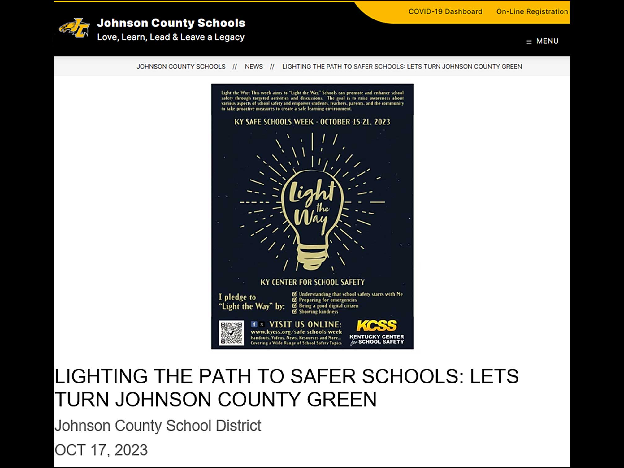 SSW 2023 Photo Highlights Image Johnson County School District Website