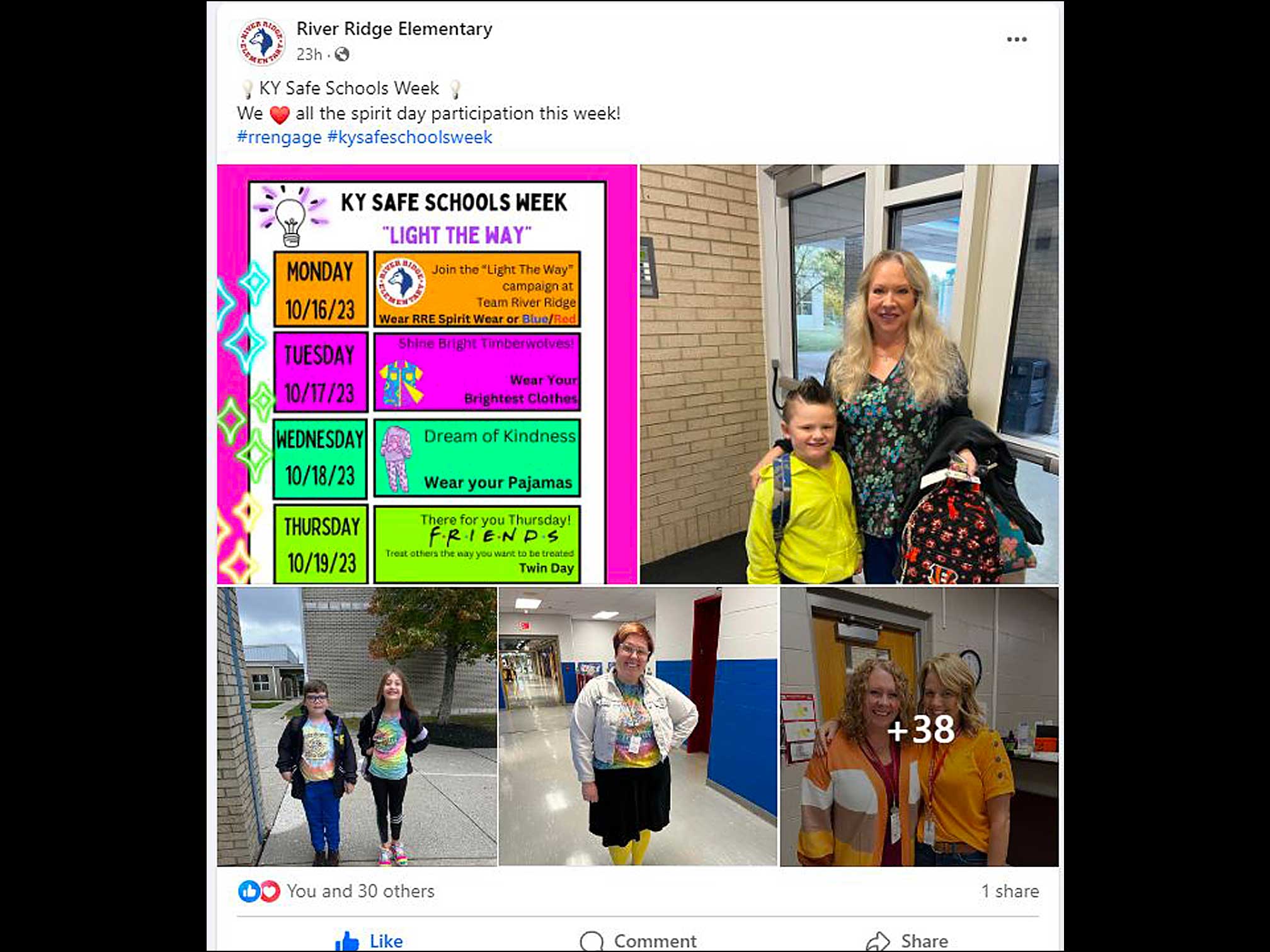 SSW 2023 Photo Highlights Image River Ridge Elementary School Kenton County School District Social Media