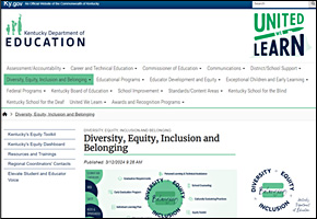 Kentucky Department of Education ​​​​​​​Division of Diversity, Equity, Inclusion and Belonging