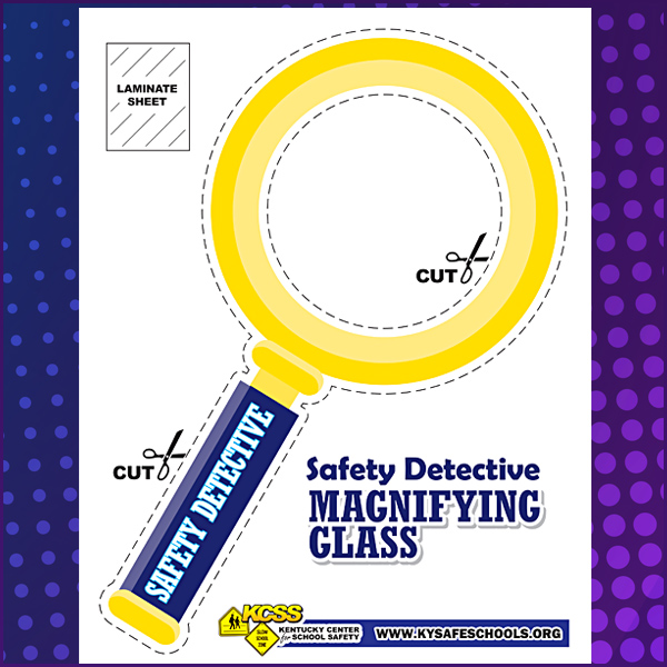 KY Safe Schools Week Lockdown Workbook Magnifying Glass