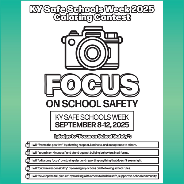 KY Safe Schools Week Coloring Sheet