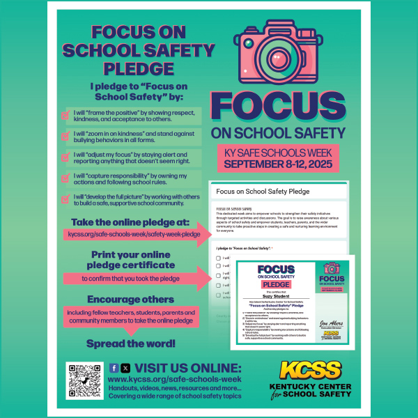 KY Safe Schools Week Pledge Handout