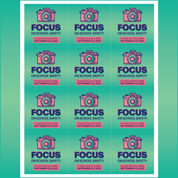 KY Safe Schools Week Stickers