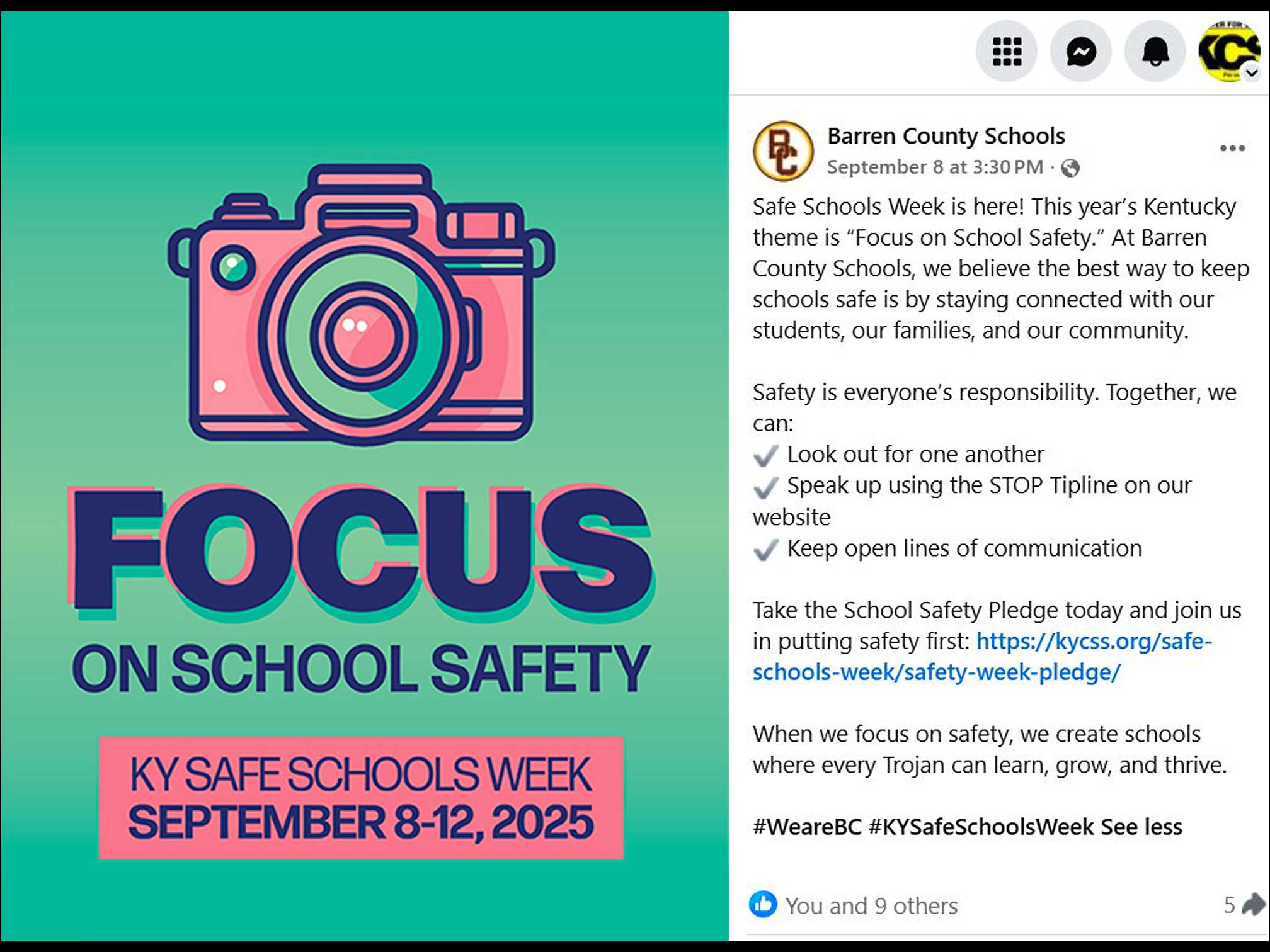 KY Safe Schools Week 2025 Photo Highlights Barren County
