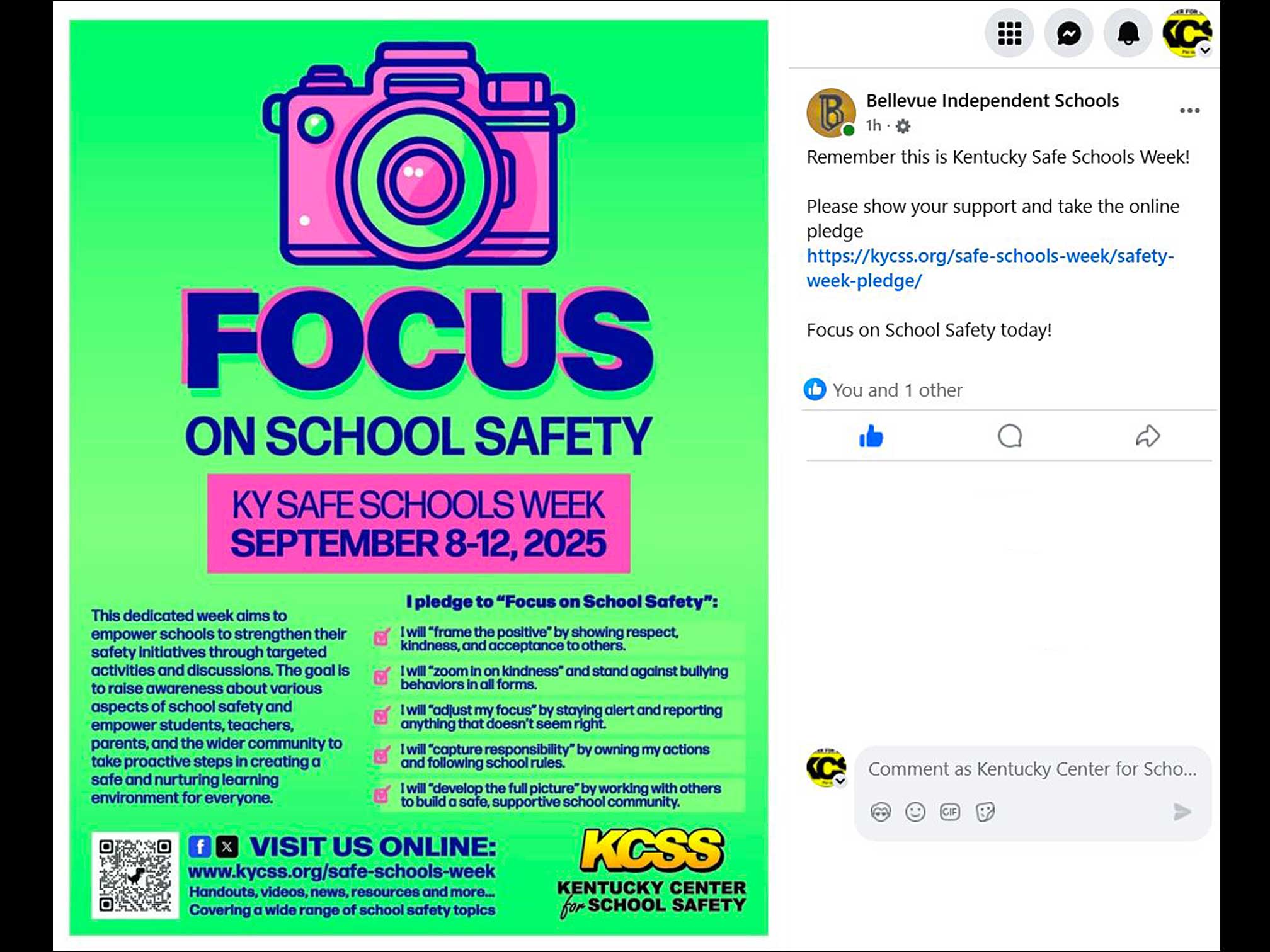 KY Safe Schools Week 2025 Photo Highlights Bellevue Independent