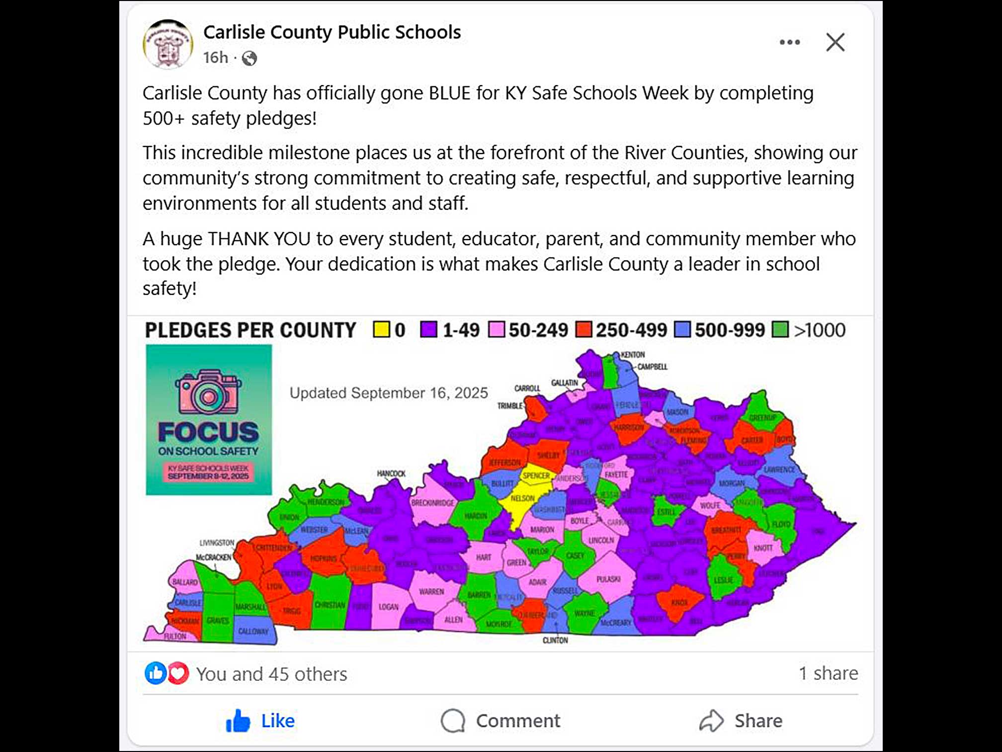 KY Safe Schools Week 2025 Photo Highlights Carlisle County