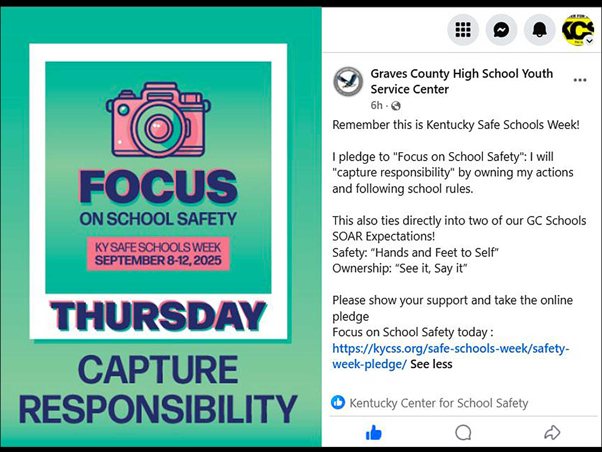 KY Safe Schools Week 2025 Photo Highlights Graves County