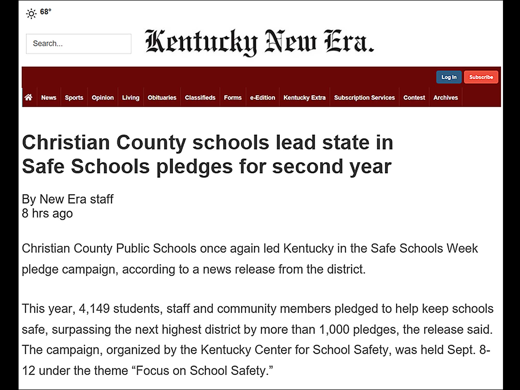 KY Safe Schools Week 2025 Photo Highlights KY New Era