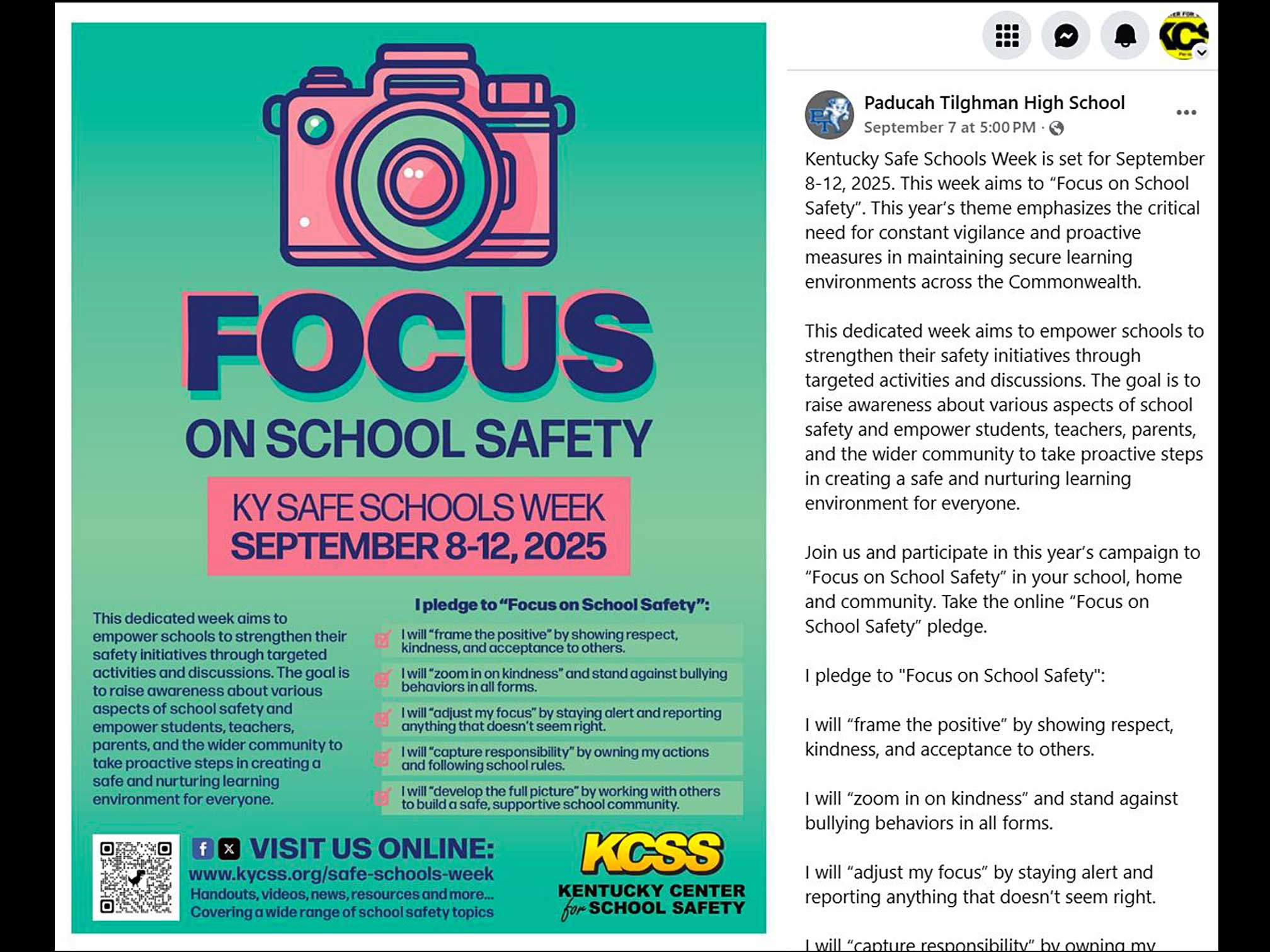 KY Safe Schools Week 2025 Photo Highlights Paducah Independent