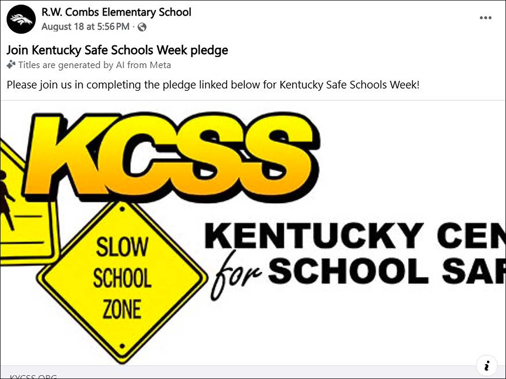 KY Safe Schools Week 2026 Photo Highlight Perry County Schools