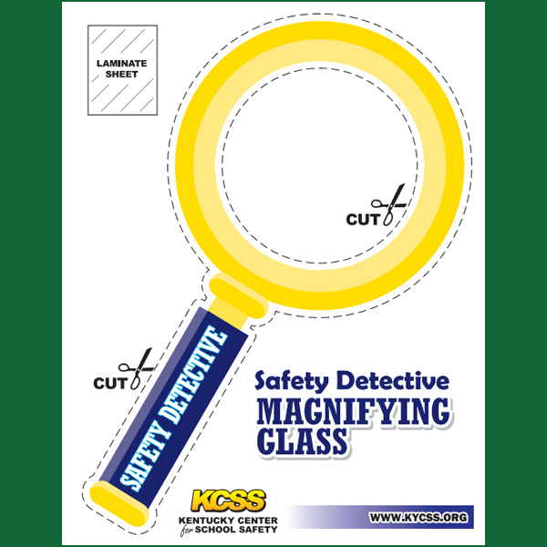 KY Safe Schools Week Lockdown Magnifying Glass
