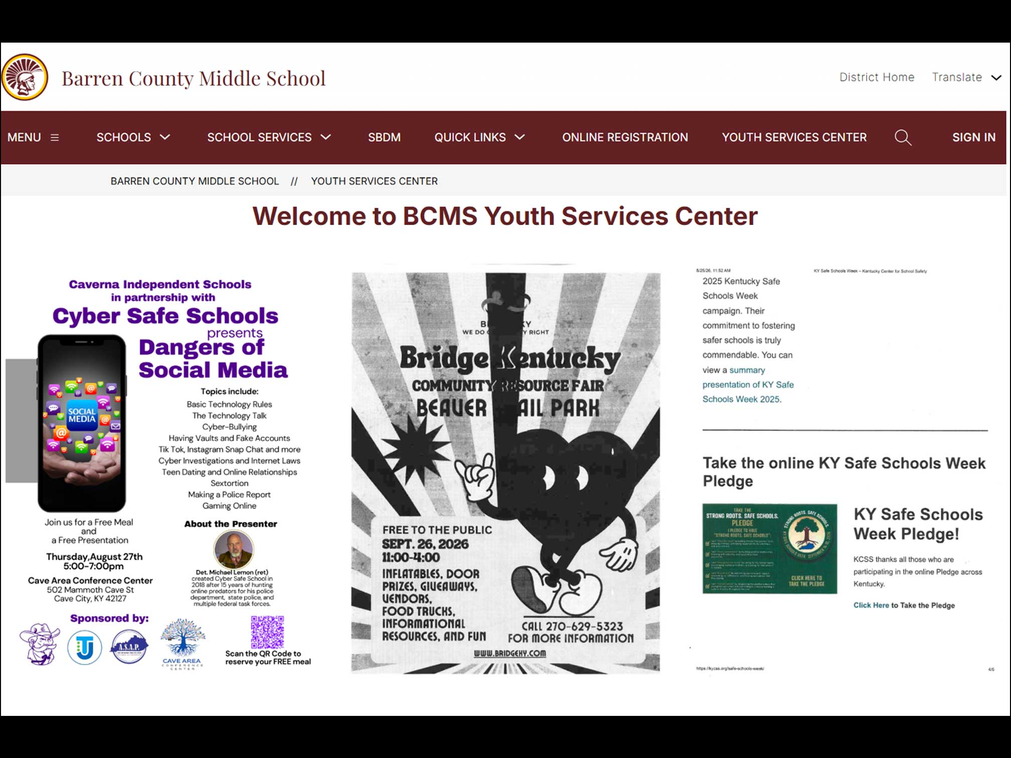 KY Safe Schools Week 2026 Photo Highlight Barren County Schools