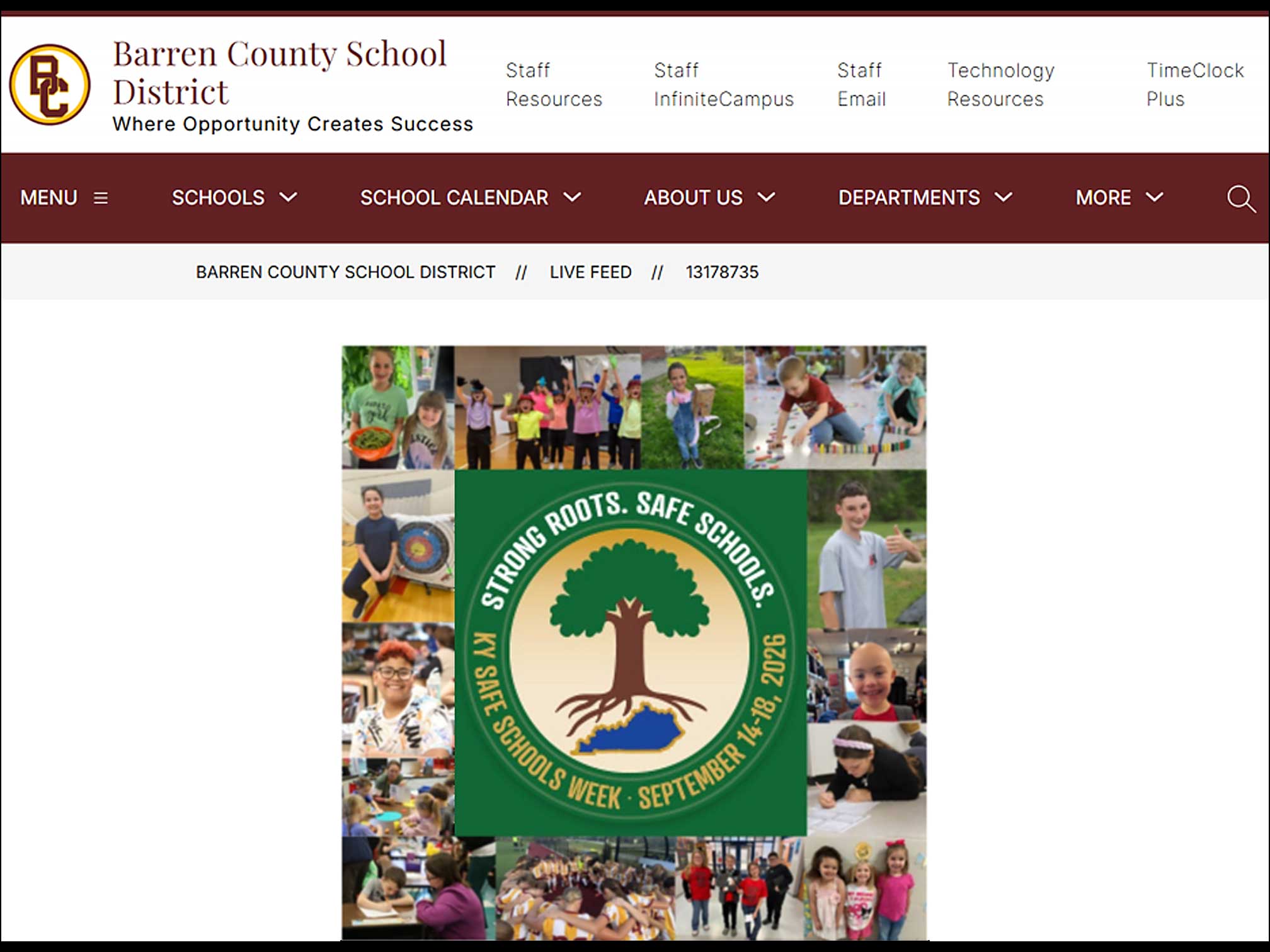 KY Safe Schools Week 2026 Photo Highlight Barren County Schools