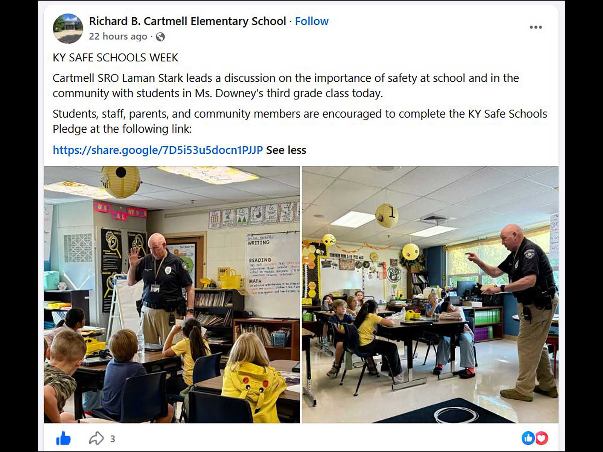 KY Safe Schools Week 2026 Photo Highlight Carroll County Schools