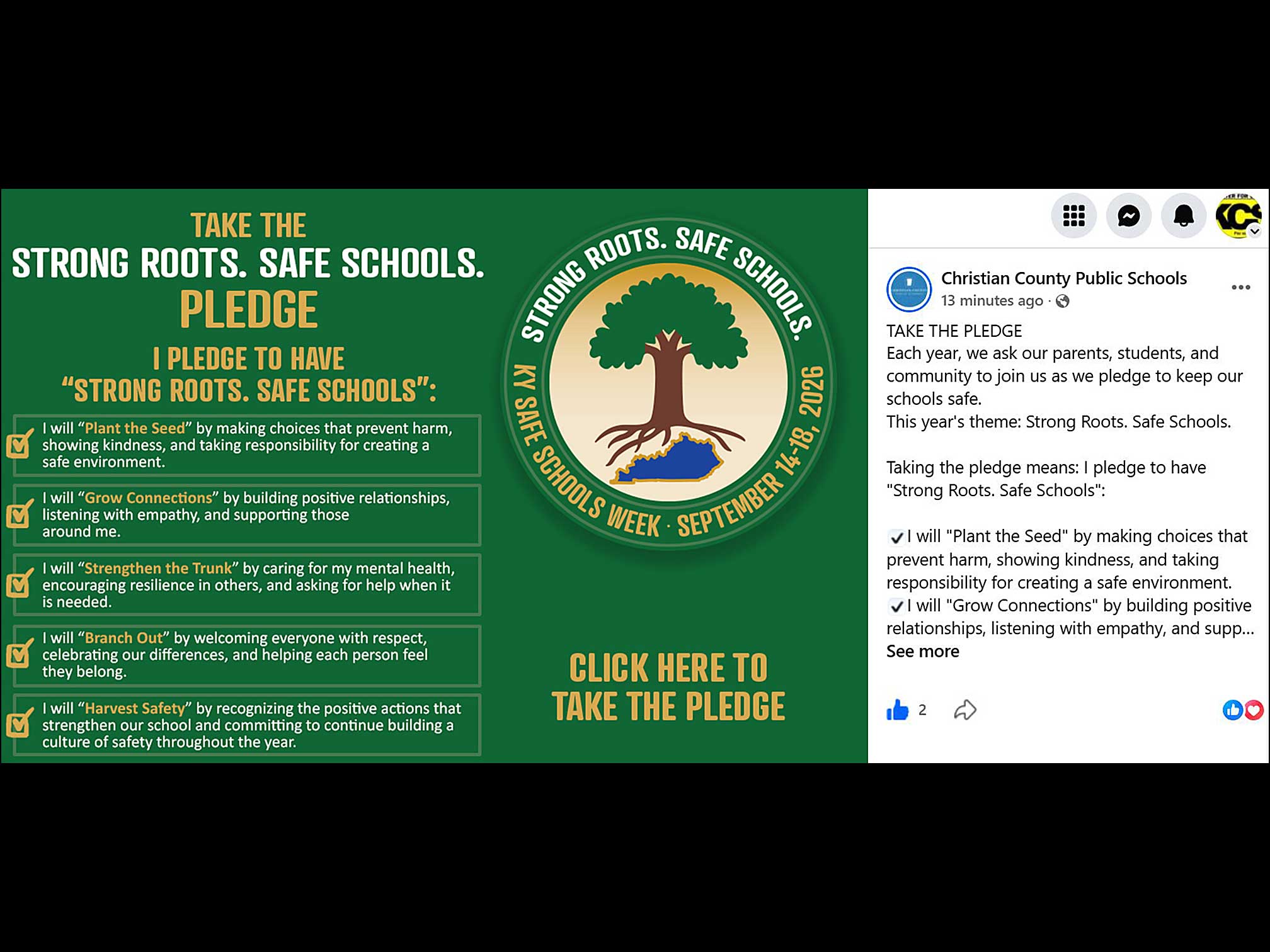 KY Safe Schools Week 2026 Photo Highlight Christian County Schools