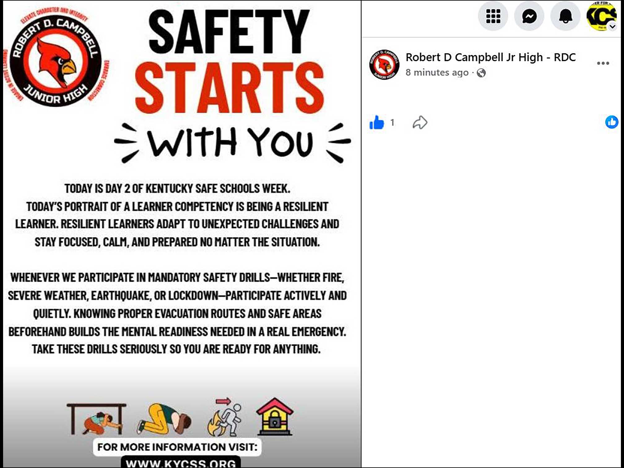 KY Safe Schools Week 2026 Photo Highlight Clark County Schools