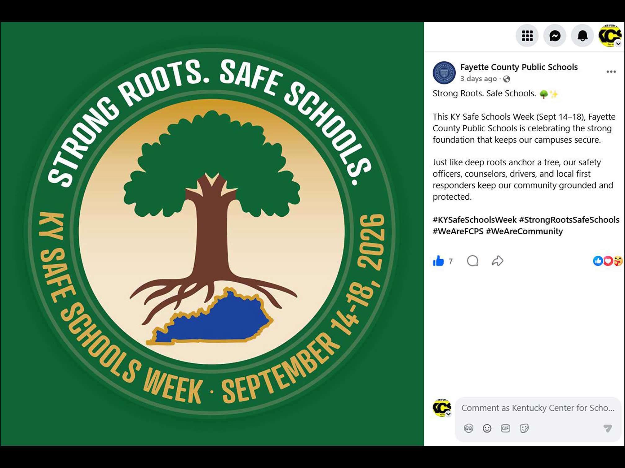 KY Safe Schools Week 2026 Photo Highlight Fayette County Schools