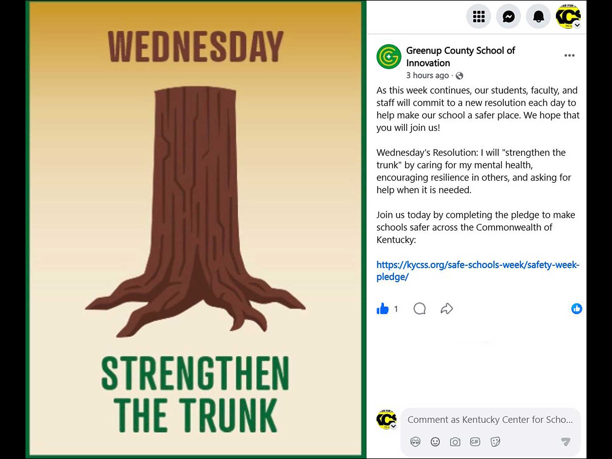 KY Safe Schools Week 2026 Photo Highlight Greenup County Schools