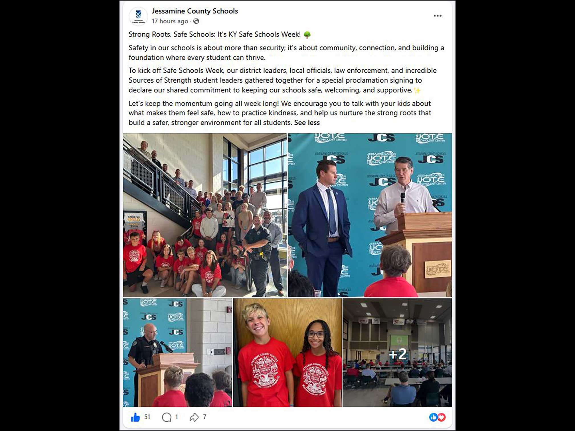KY Safe Schools Week 2026 Photo Highlight Jessamine County