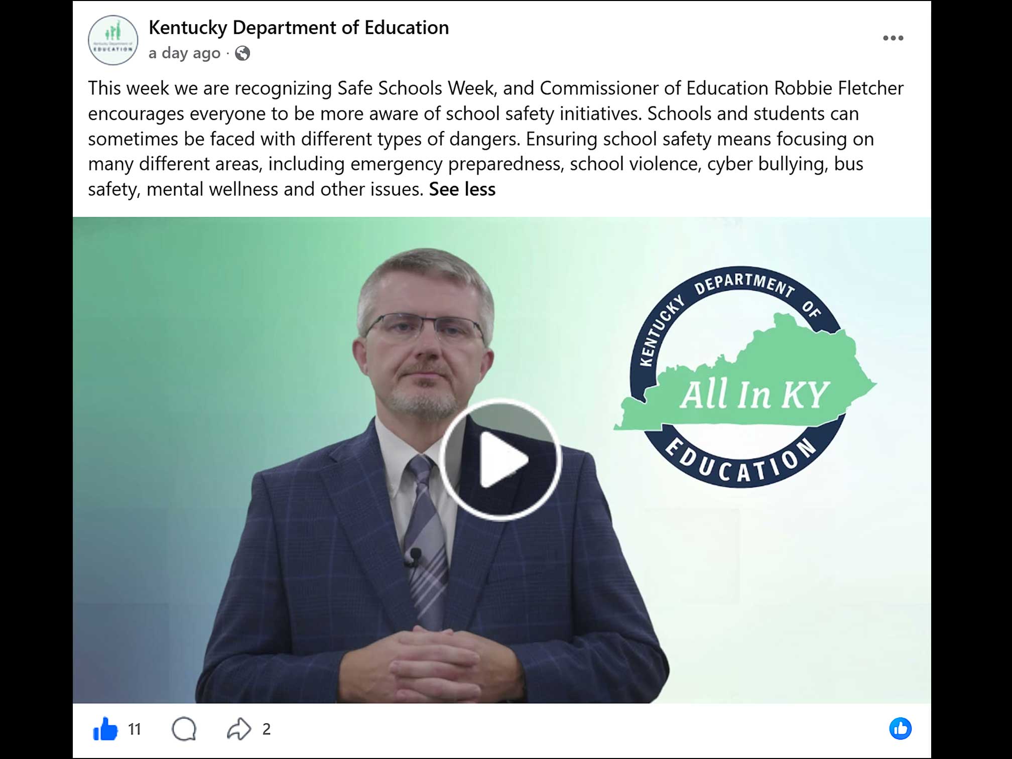 KY Safe Schools Week 2026 Photo Highlight KY Department of Education