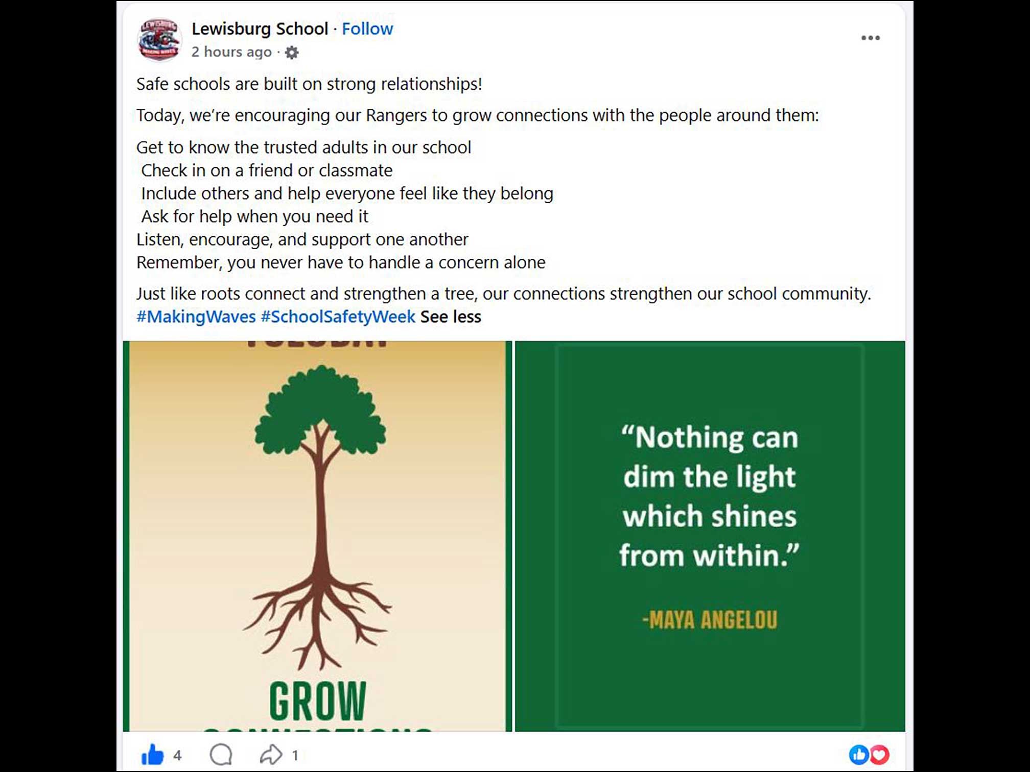 KY Safe Schools Week 2026 Photo Highlight Logan County Schools