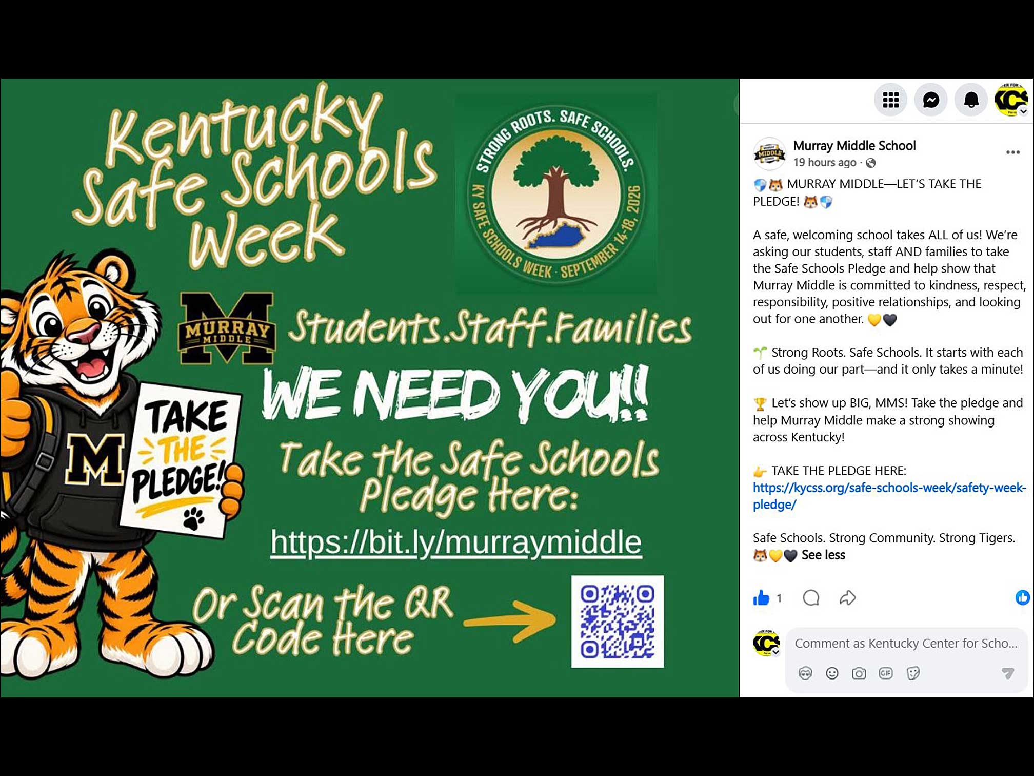 KY Safe Schools Week 2026 Photo Highlight Murray Independent Schools