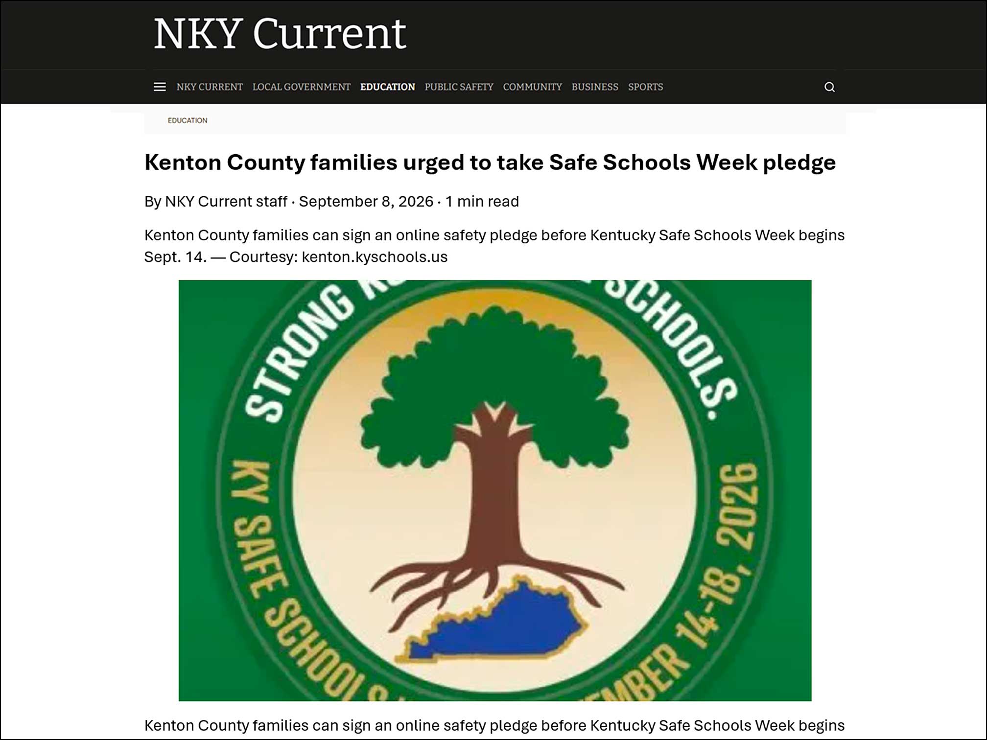 KY Safe Schools Week 2026 Photo Highlight NKY Current