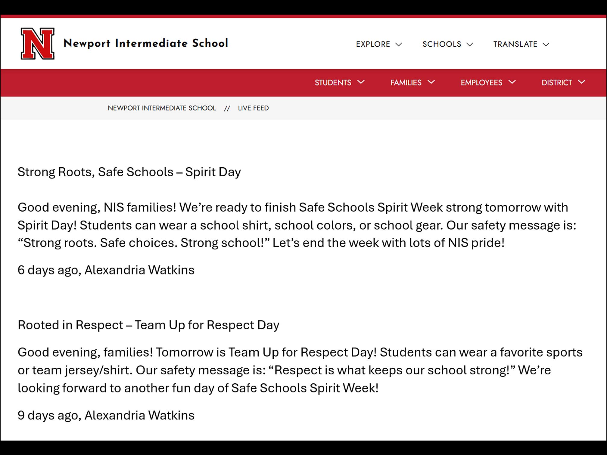 KY Safe Schools Week 2026 Photo Highlight Newport Independent Schools