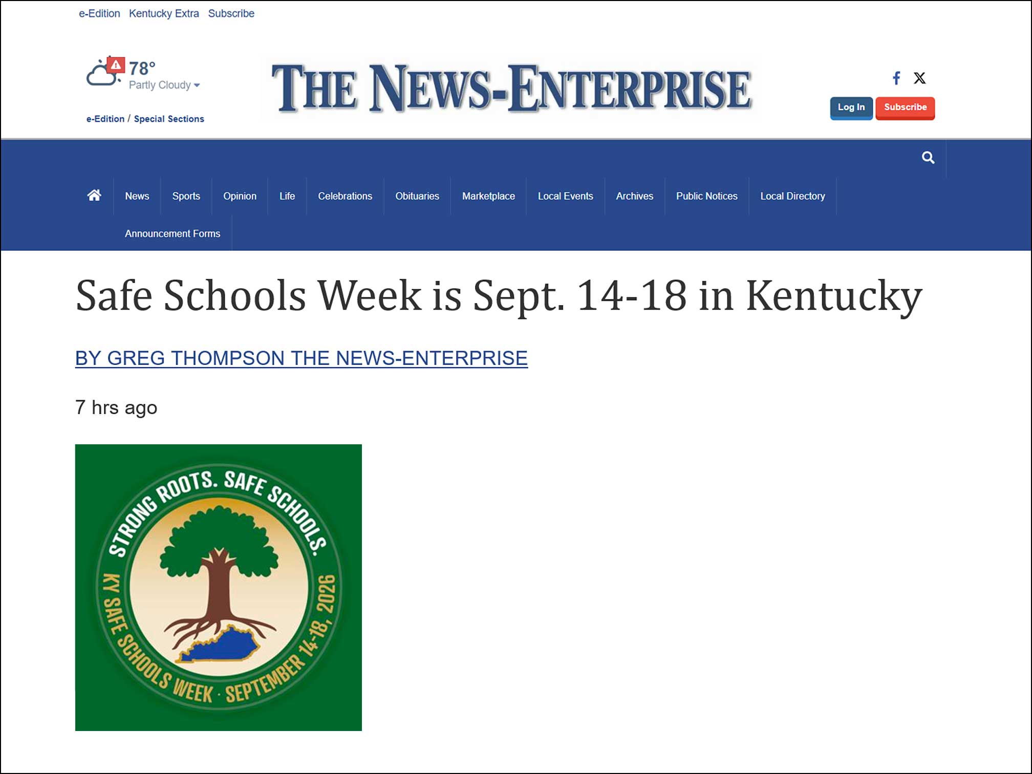 KY Safe Schools Week 2026 Photo Highlight News Enterprise