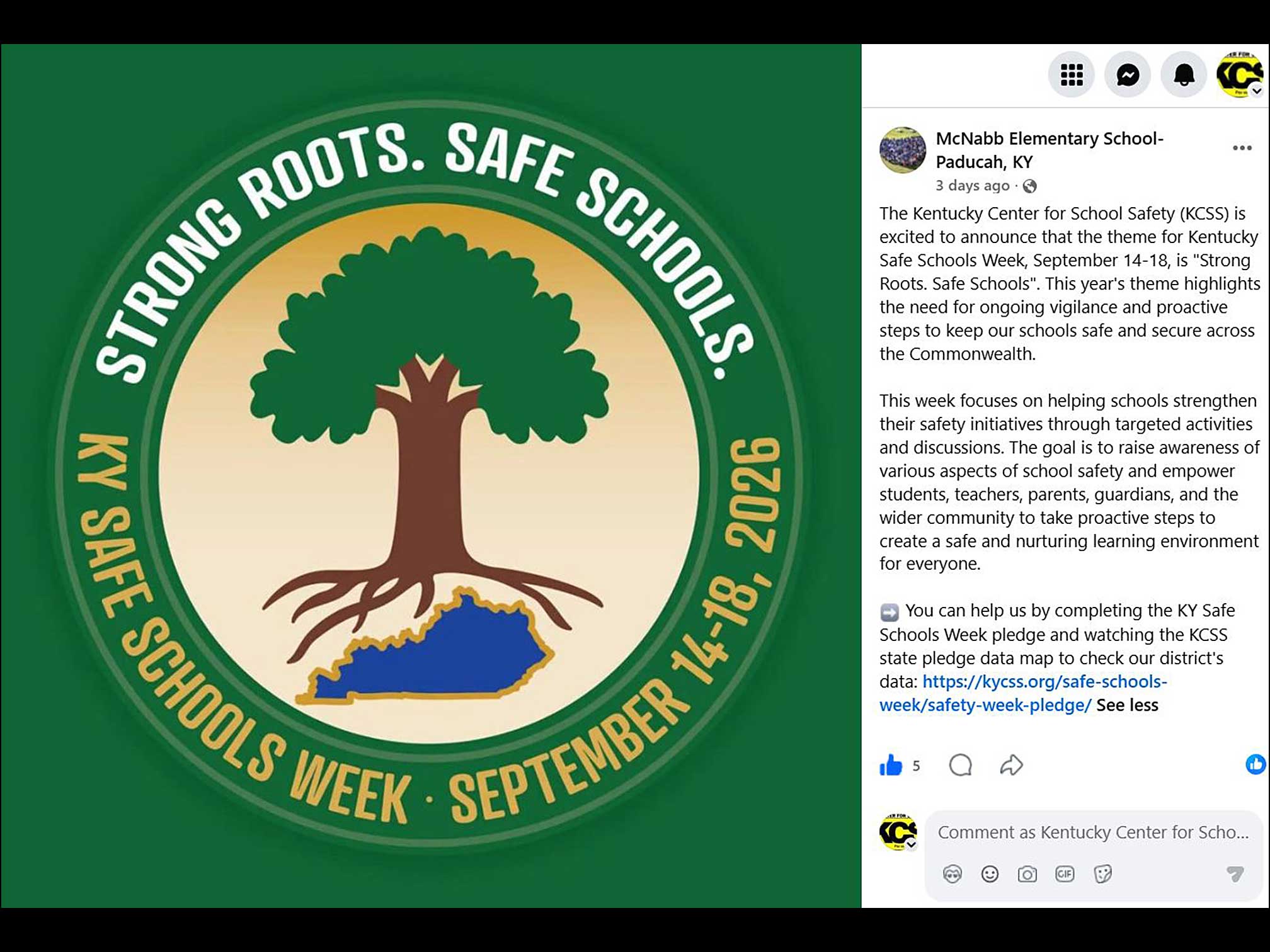 KY Safe Schools Week 2026 Photo Highlight Paducah Independent Schools