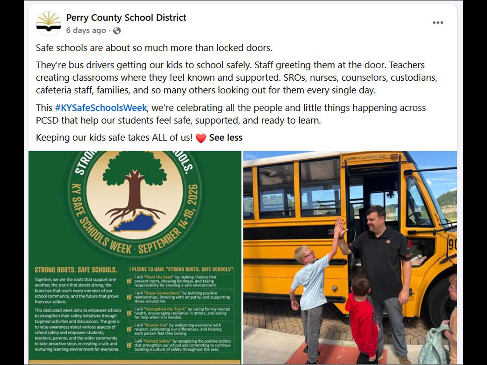 KY Safe Schools Week 2026 Photo Highlight Perry County Schools