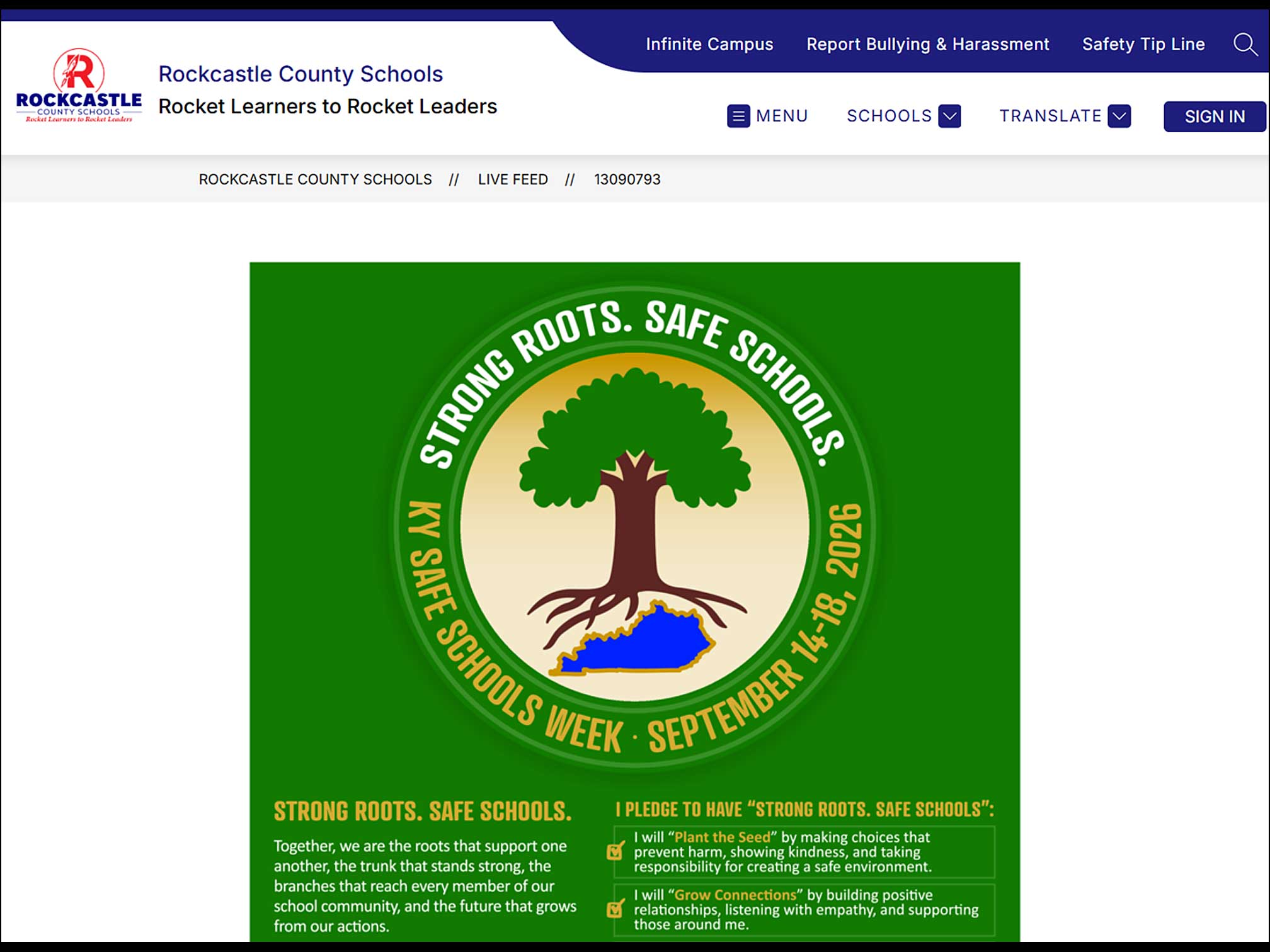 KY Safe Schools Week 2026 Photo Highlight Rockcastle County Schools