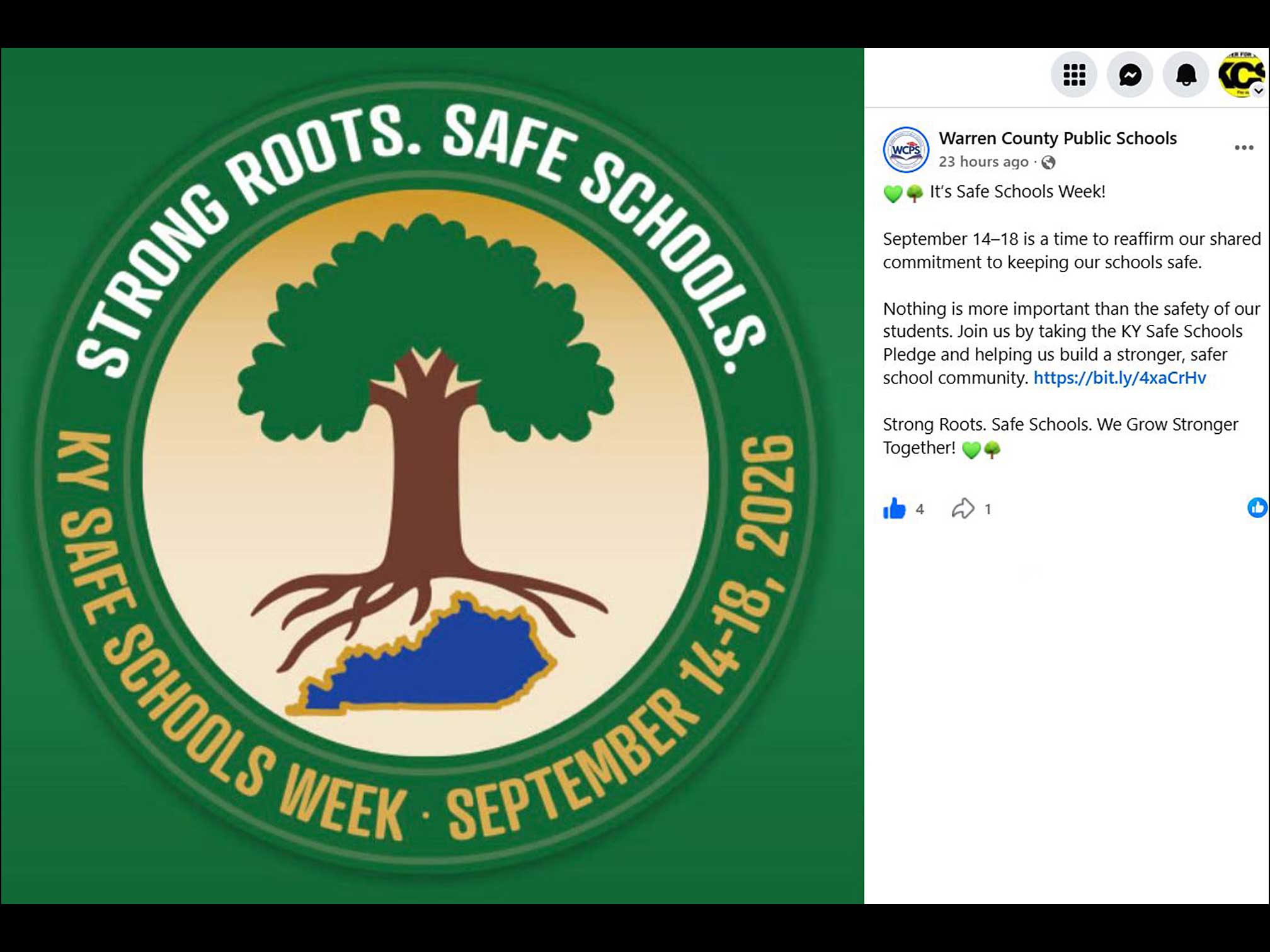 KY Safe Schools Week 2026 Photo Highlight Warren County Schools